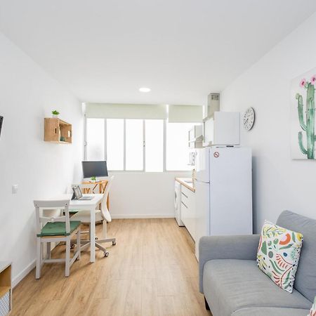 大加那利岛拉斯帕尔马斯Las Canteras Beach Workfriendly Bright Studio公寓 外观 照片